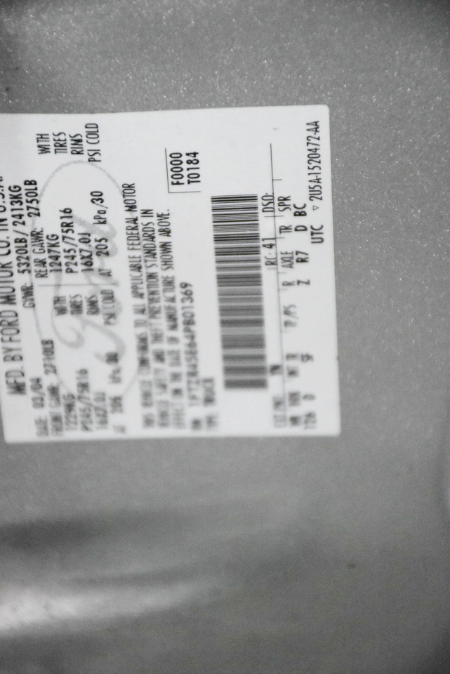 Ford Ranger TREMOR SuperCab 4WD 2004 Ford Ranger TREMOR SuperCab 4WD 2004