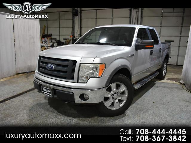 Silver 2010 Ford F-150 Pickup Truck Four-Wheel Drive Automatic
