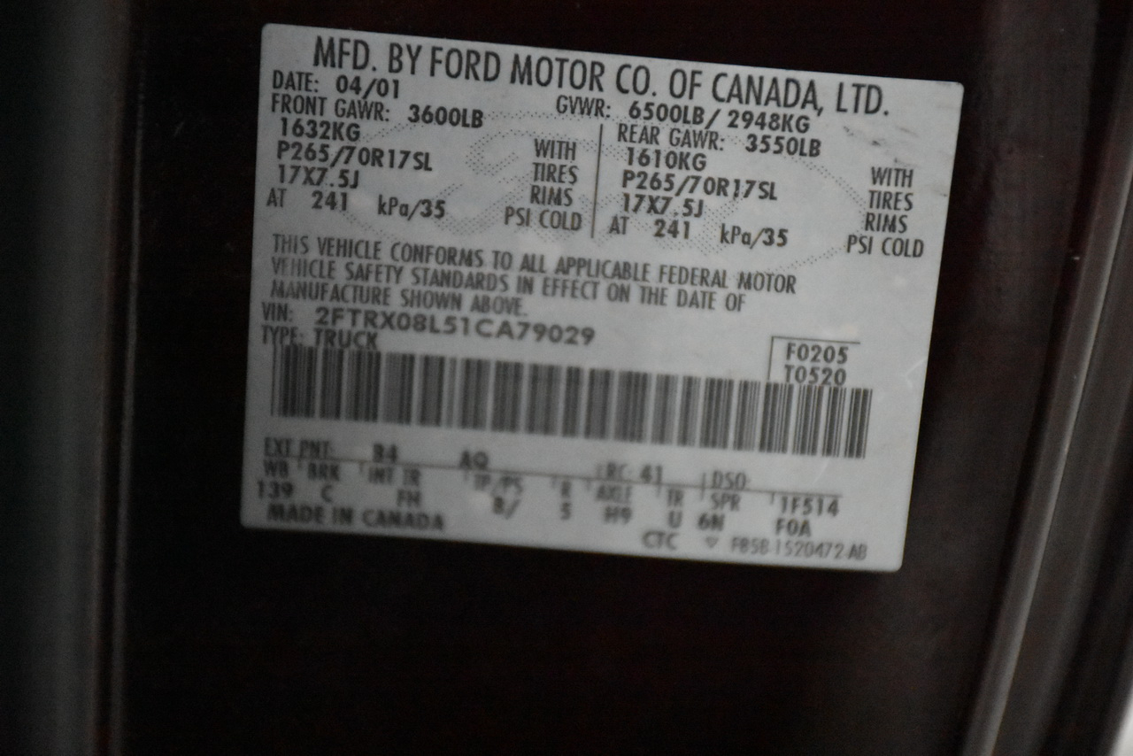 Ford F-150 XL SuperCab Flareside 4WD 2001