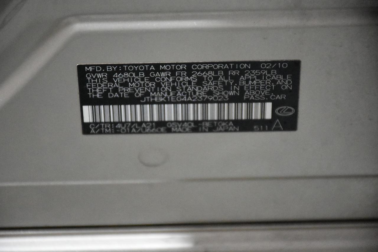 Lexus ES 350 Sedan 2010