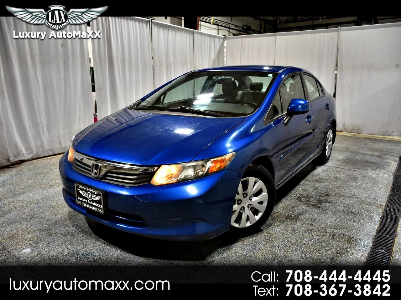 Honda Civic LX Sedan 5-Speed AT 2012