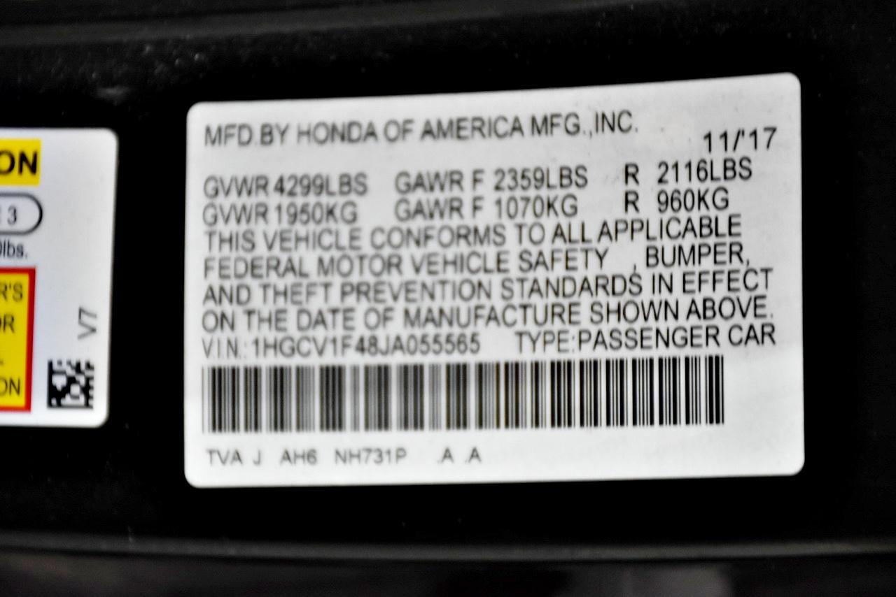 Honda Accord EX CVT 2018