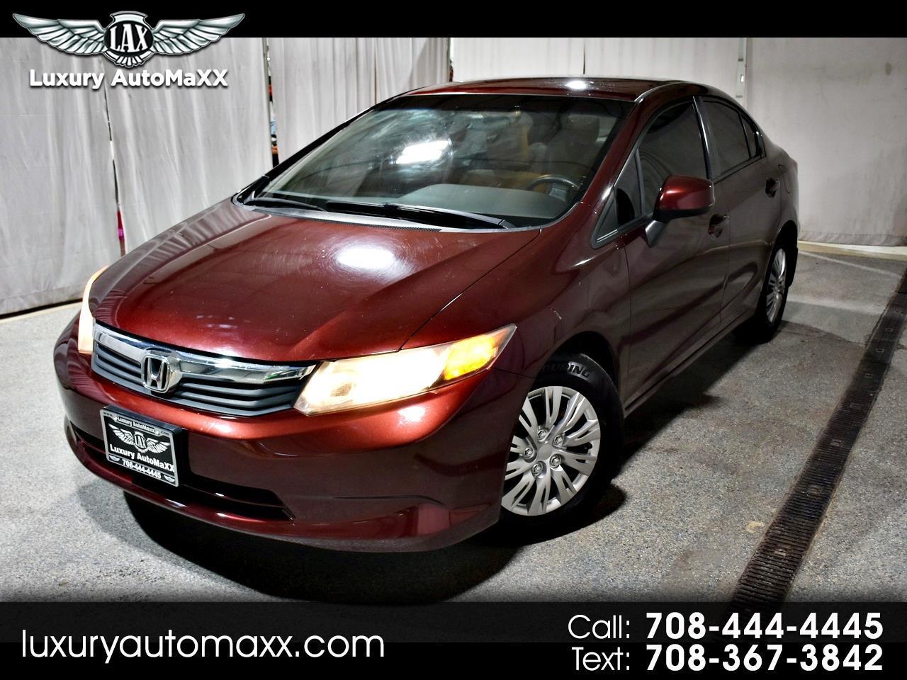 2012 Honda Civic LX Sedan 5-Speed AT