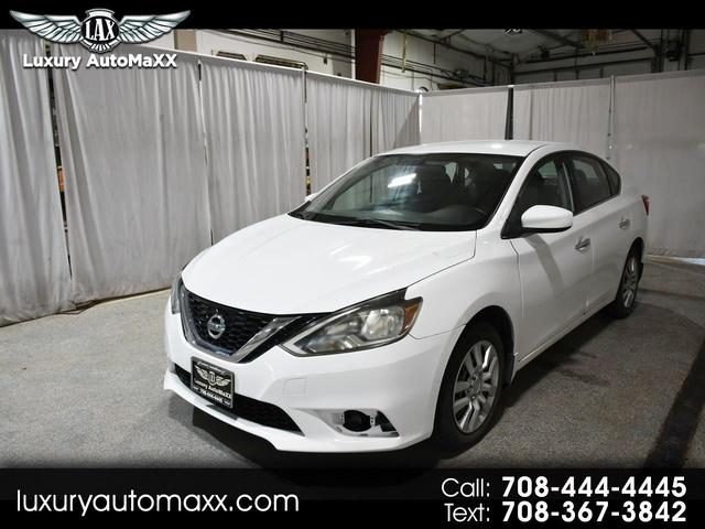 White 2017 Nissan Sentra Sedan Front-Wheel Drive Continuously Variable Transmission