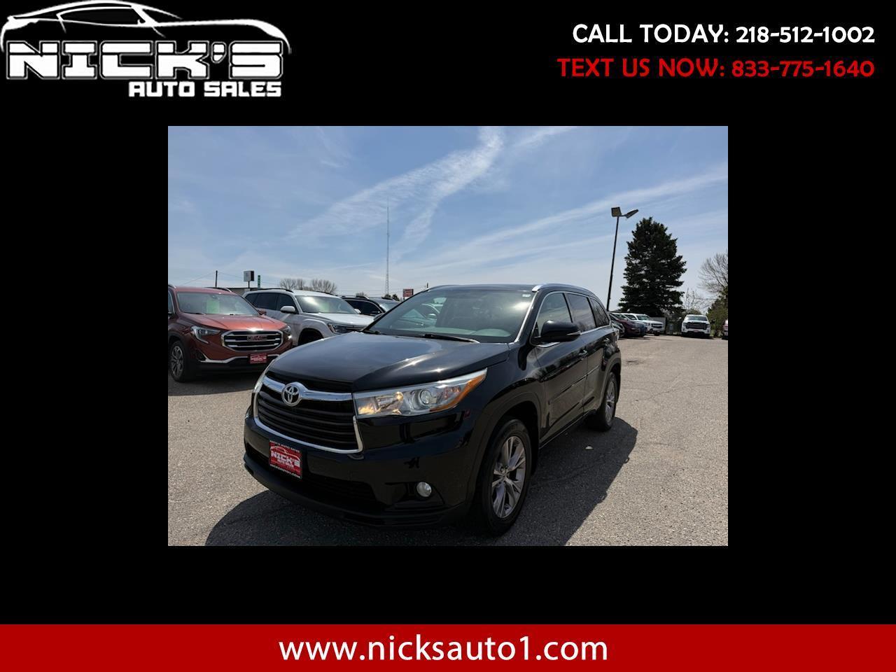 2015 Toyota Highlander XLE AWD V6