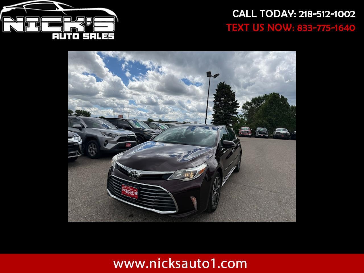 Toyota Avalon XLE Plus 2017
