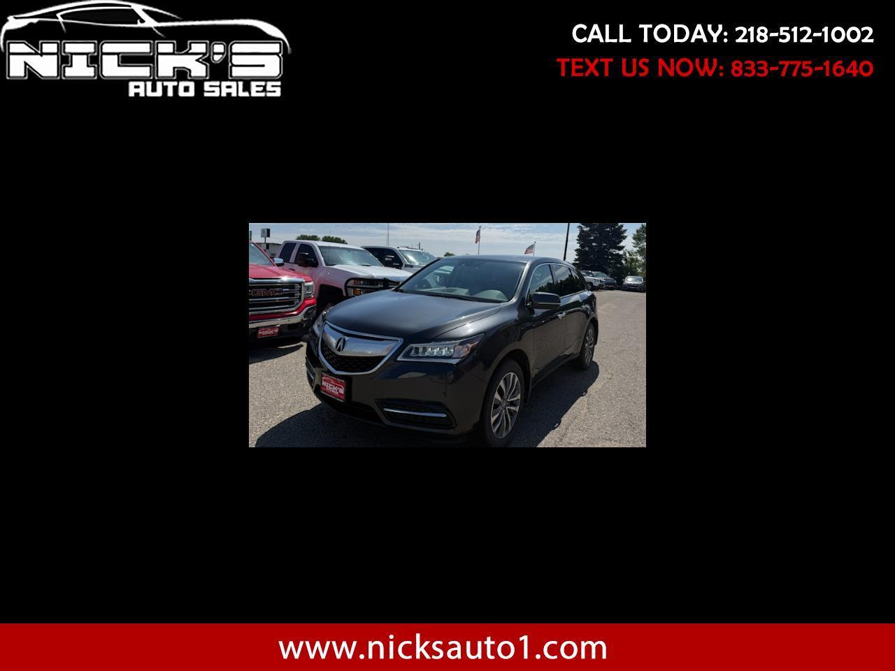 Acura MDX SH-AWD 6-Spd AT w/Tech Package 2014