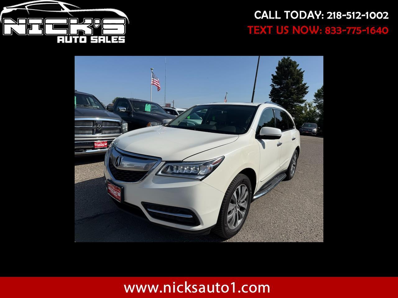 Acura MDX SH-AWD 6-Spd AT w/Tech and Entertainment Package 2014