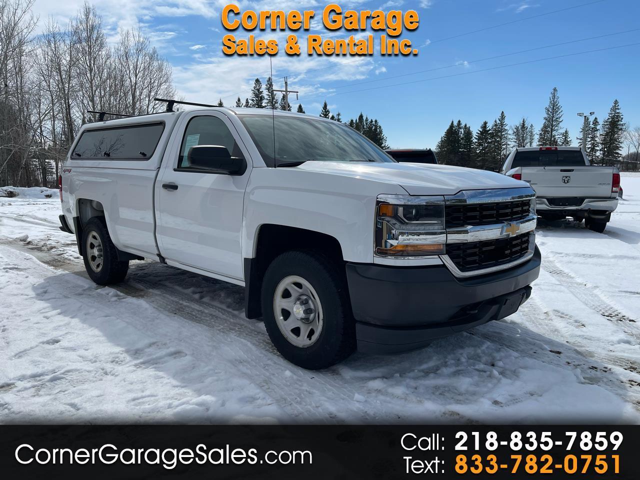 2018 Chevrolet Silverado 1500 4WD Reg Cab 133.0" Work Truck
