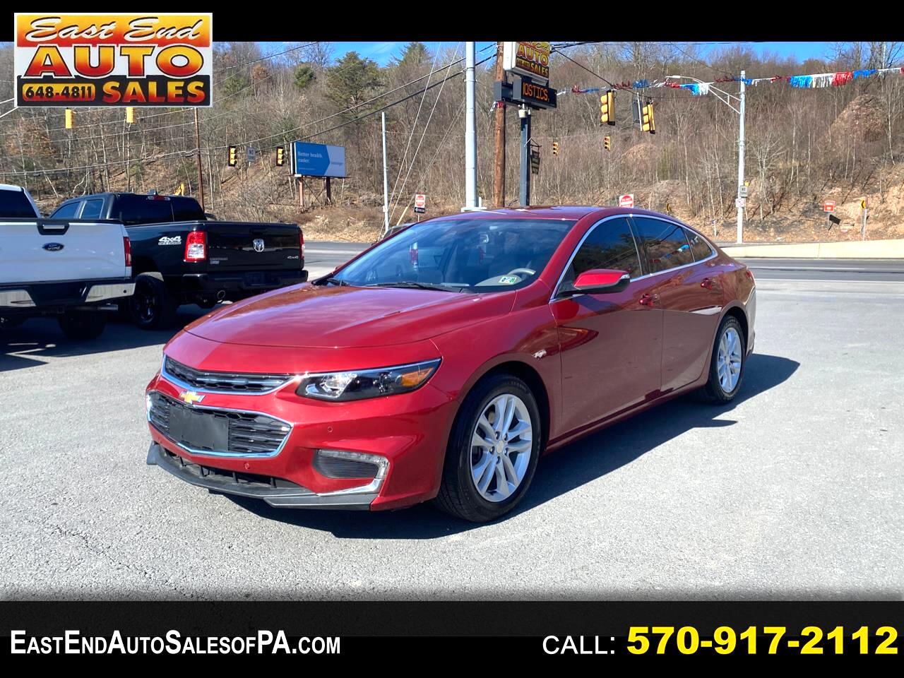 Used 2017 Chevrolet Malibu 1LT for Sale in Coal Township PA 17866 East