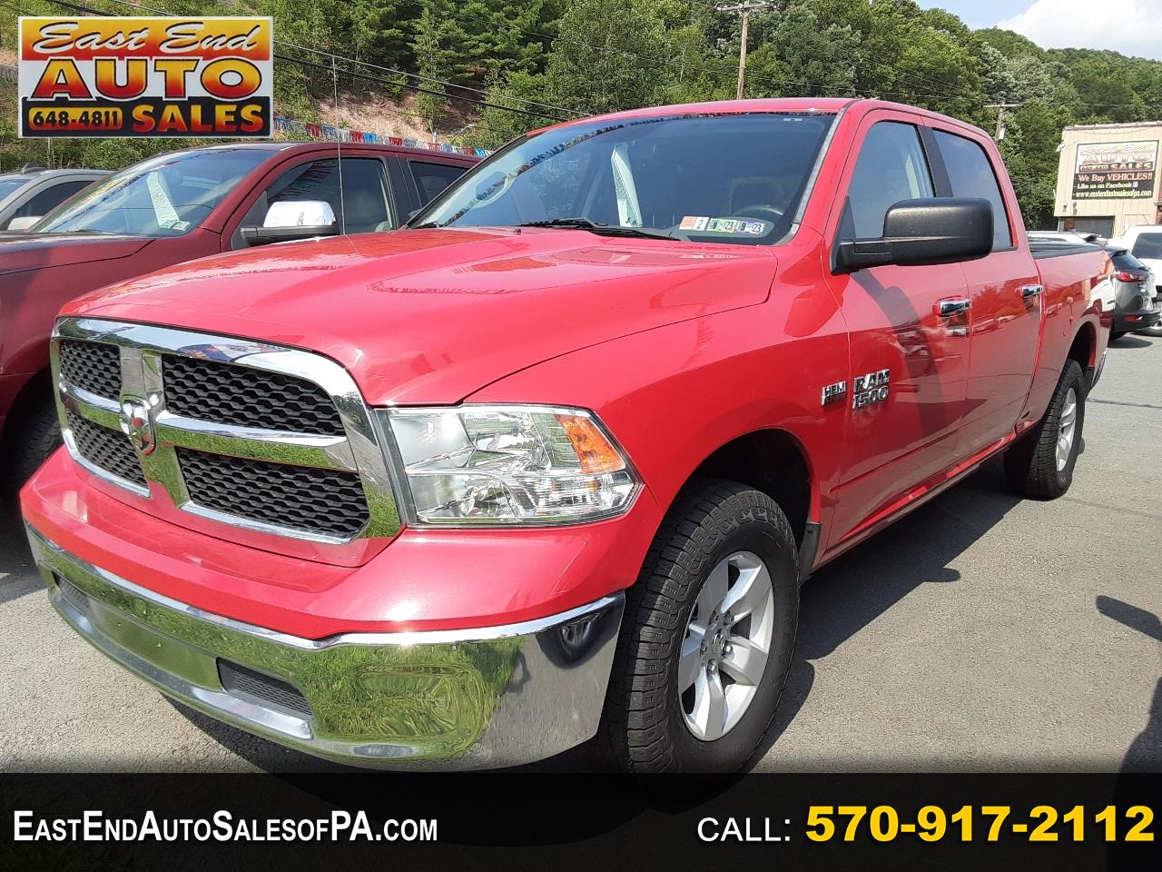 Used 2017 RAM 1500 SLT Crew Cab LWB 4WD for Sale in Coal Township PA