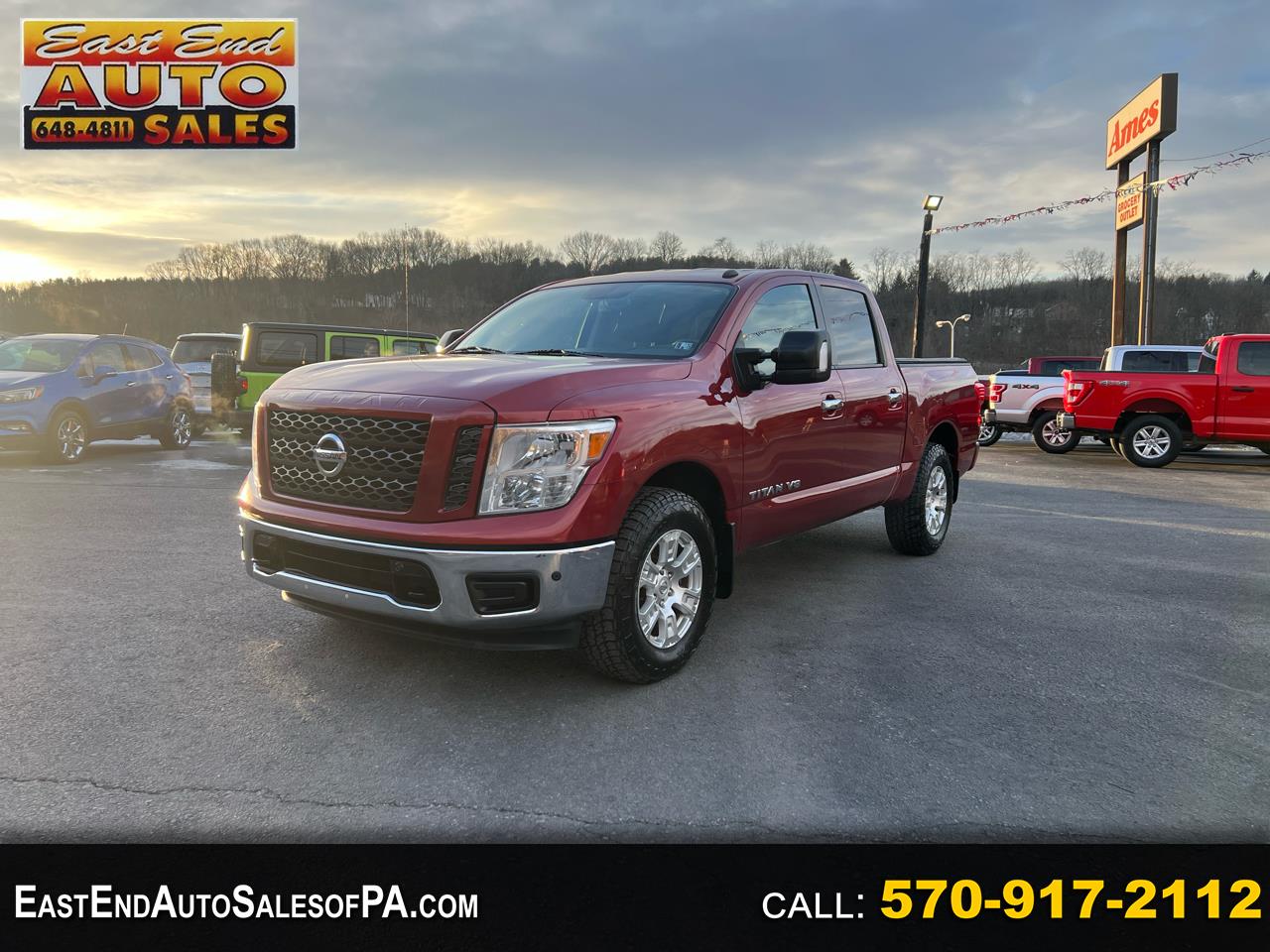 2019 Nissan Titan 4WD Crew Cab SWB SV