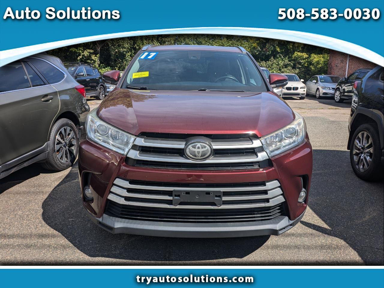 Toyota Highlander XLE V6 AWD (Natl) 2017