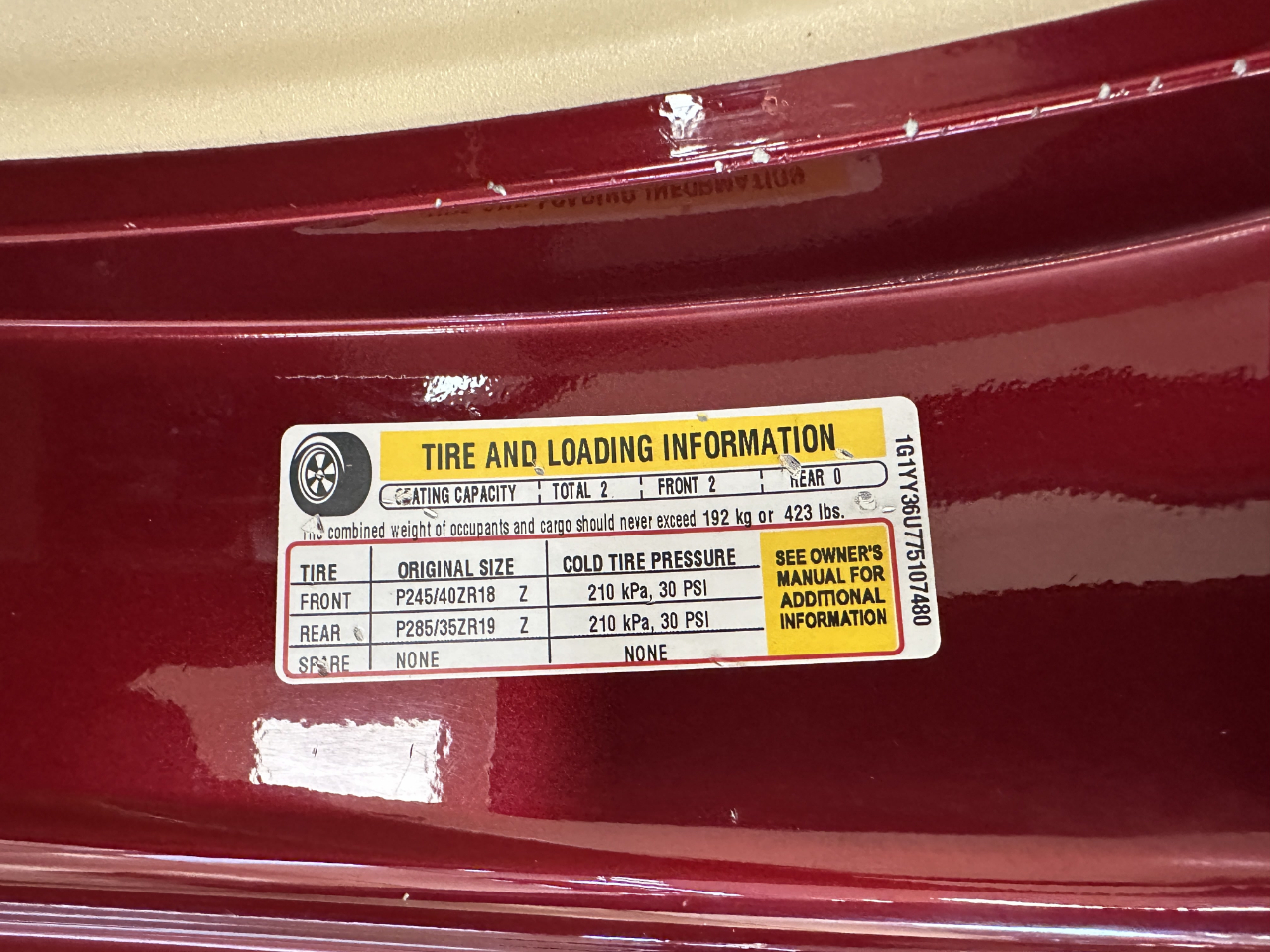 Chevrolet Corvette 2dr Conv 2007