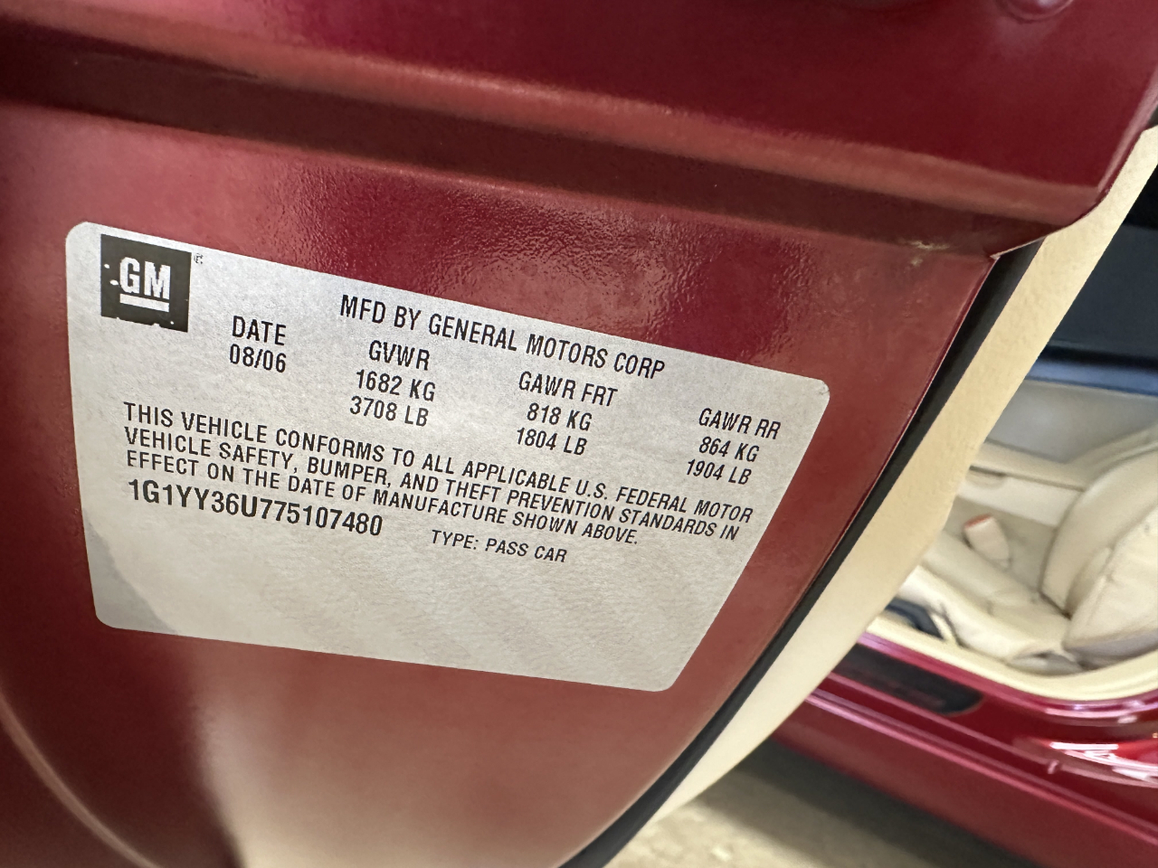 Chevrolet Corvette 2dr Conv 2007