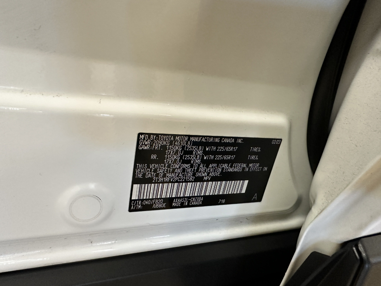 Toyota RAV4 LE FWD (Natl) 2023