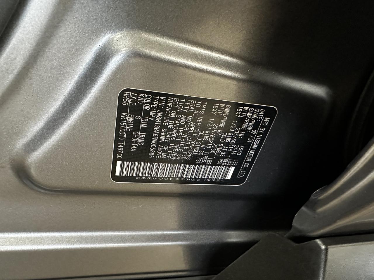 Nissan Rogue FWD SV 2024