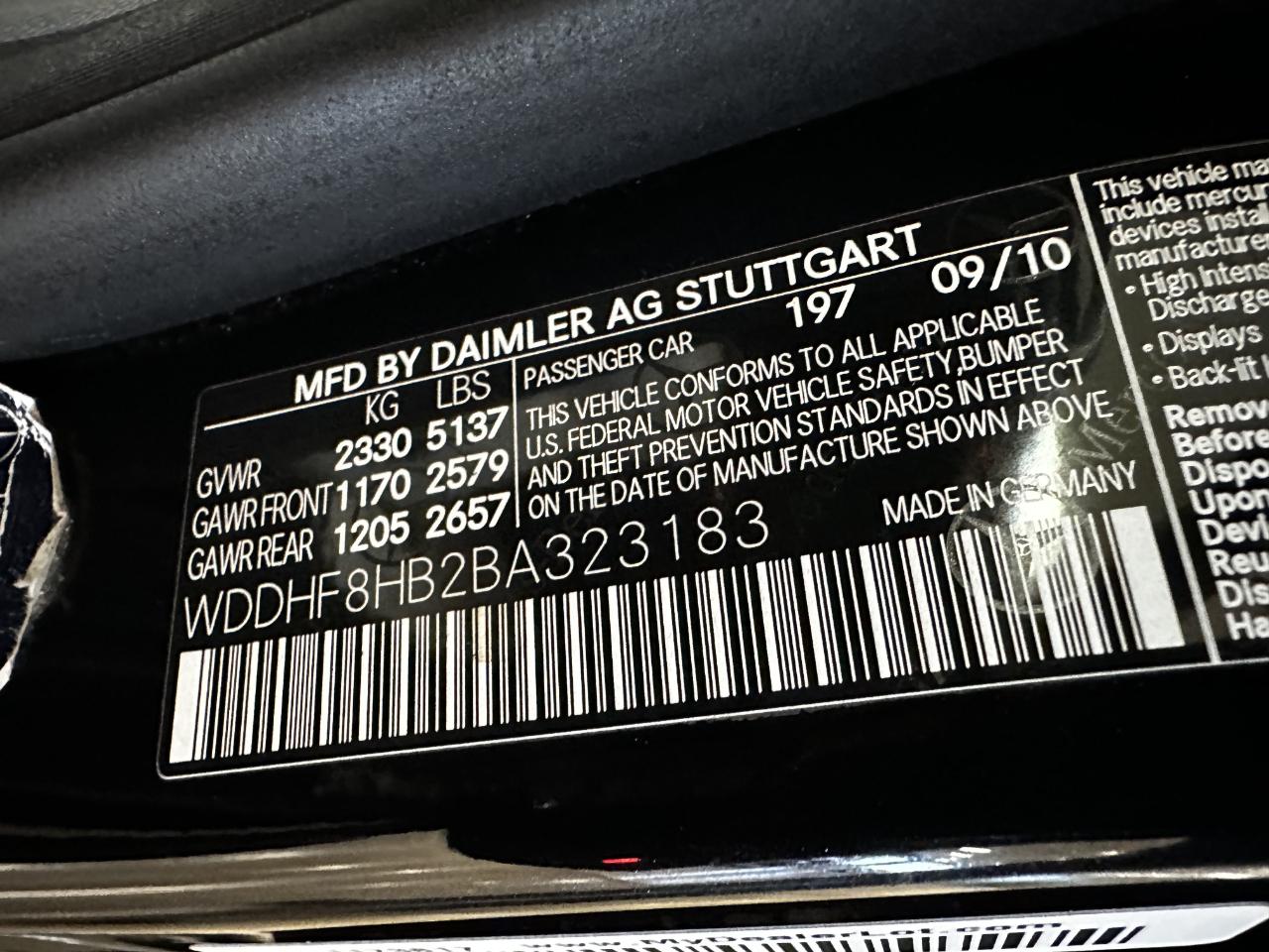 Mercedes-Benz E-Class 4dr Sdn E 350 Sport 4MATIC 2011
