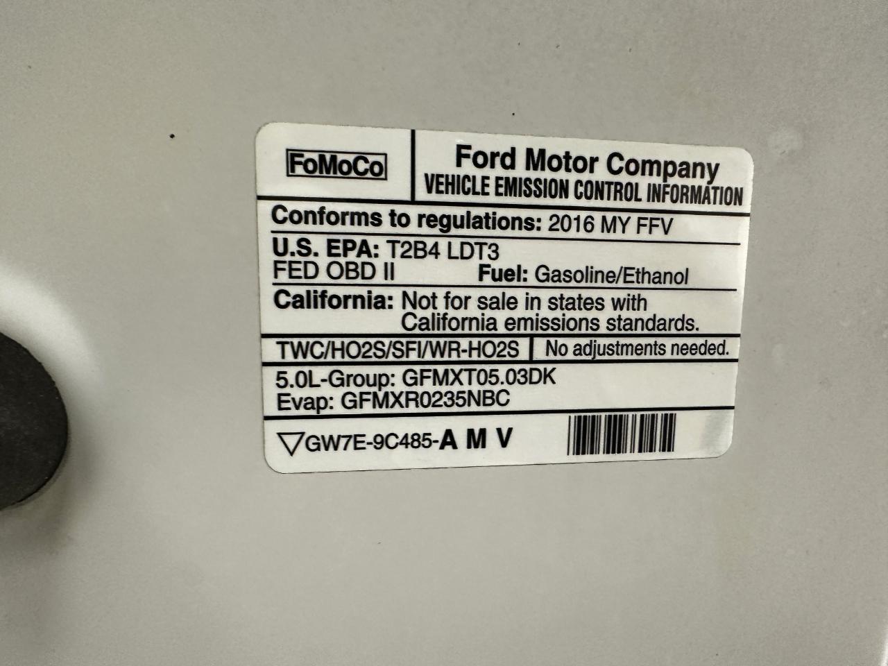 Ford F-150 4WD SuperCrew 157" XLT 2016