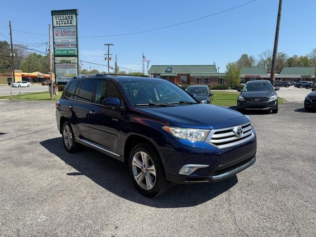 Blue 2013 Toyota Highlander Limited FWD SUV / Crossover Front-Wheel Drive 5-Speed Automatic Overdrive