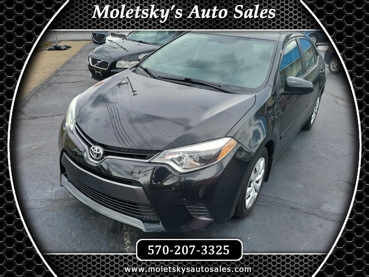 Toyota Corolla 4dr Sdn CVT S w/Special Edition Pkg (Natl) 2016