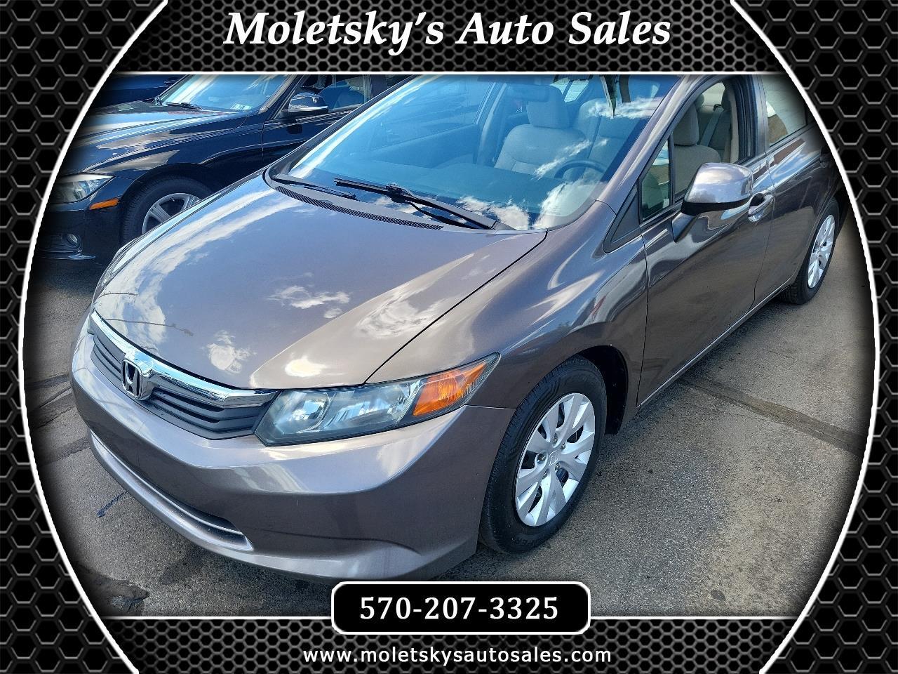 2012 Honda Civic Sdn 4dr Auto LX