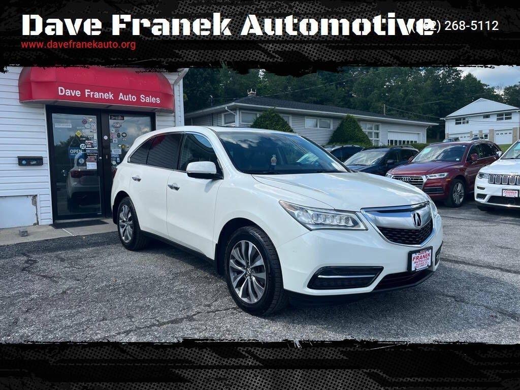 2016 Acura MDX 9-Spd AT SH-AWD w/Tech, Entert. & AcuraWatch Plus
