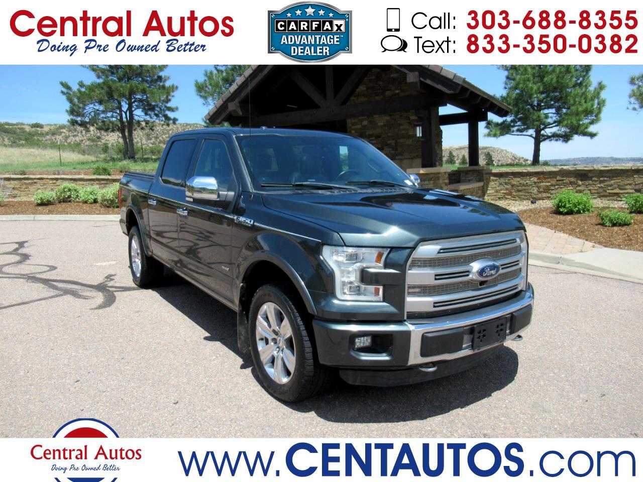 Ford F-150 4WD SuperCab 145" Lariat 2015