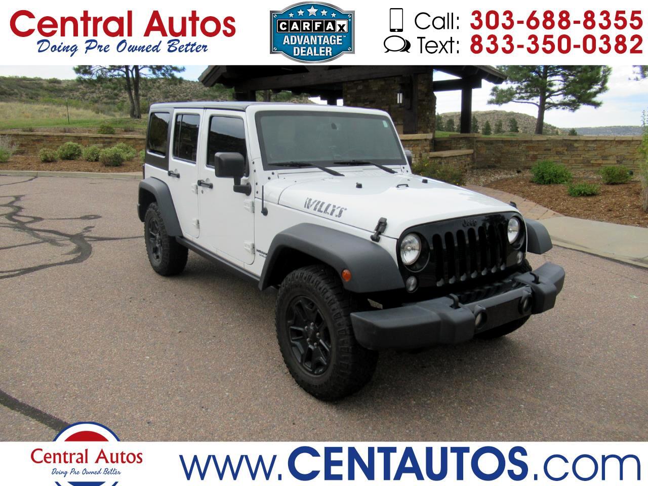 Jeep Wrangler Unlimited 4WD 4dr Willys Wheeler 2015