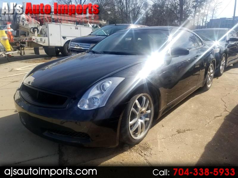 Used 2006 Infiniti G35 Coupe for Sale in Charlotte NC 28205 AJ's Auto