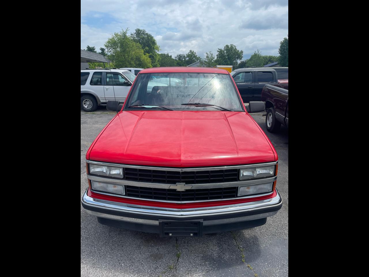 Red 1992 Chevrolet C/K 1500 Pickup Truck  Automatic