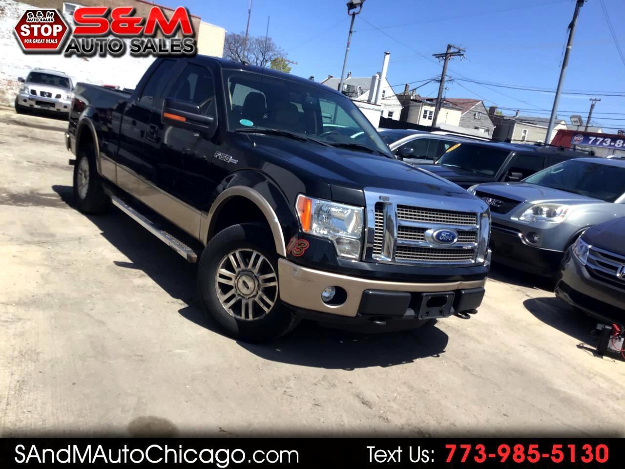 Used 2011 Ford F150 4WD SuperCab 145" Lariat for Sale in Chicago IL 60636 S&M Auto Sales