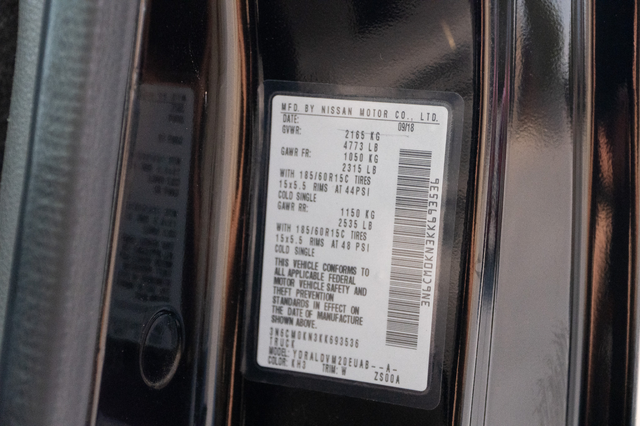 2019 Nissan NV200 S photo 35