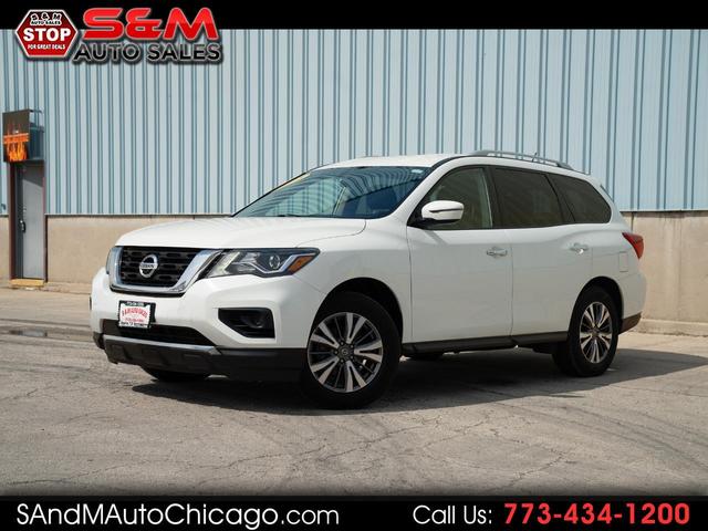 White 2018 Nissan Pathfinder S 4WD SUV / Crossover Four-Wheel Drive Automatic