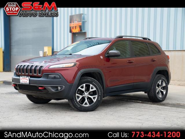 Red 2016 Jeep Cherokee Trailhawk 4WD SUV / Crossover Four-Wheel Drive Automatic