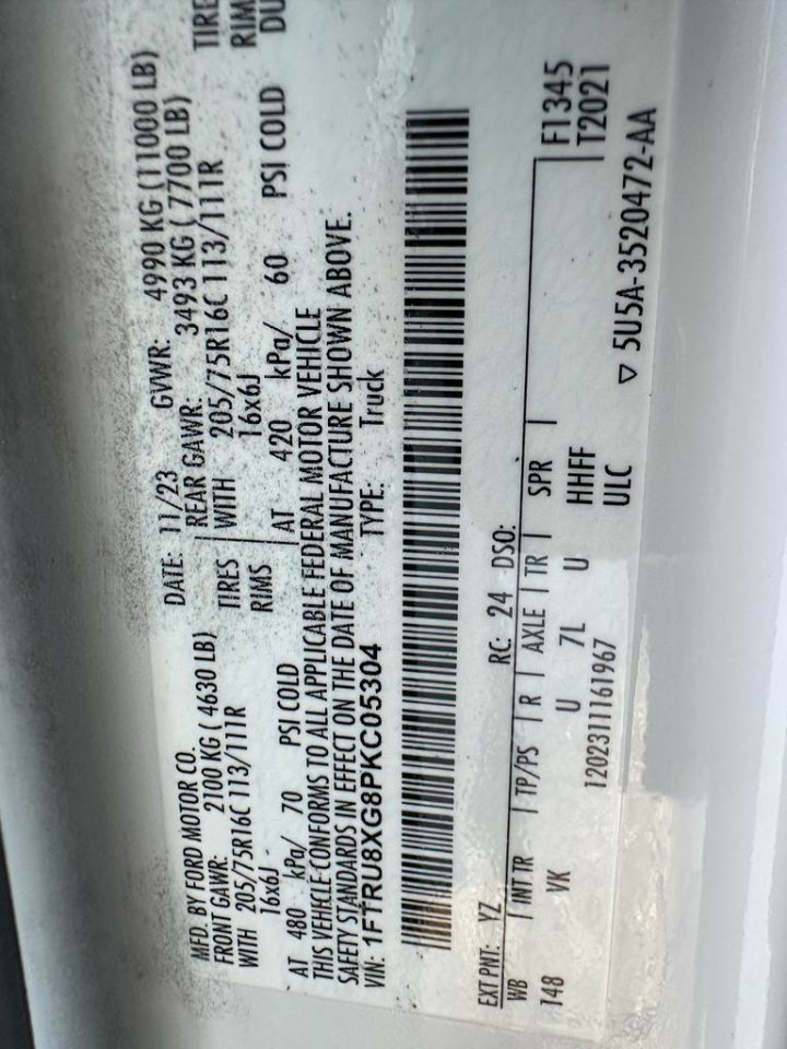 Ford Transit Cargo Van  2023 Ford Transit Cargo Van  2023