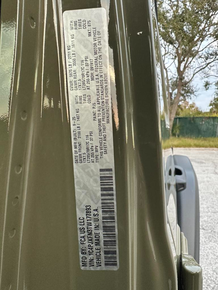 Jeep Wrangler Rubicon 4 Door 4x4 2026