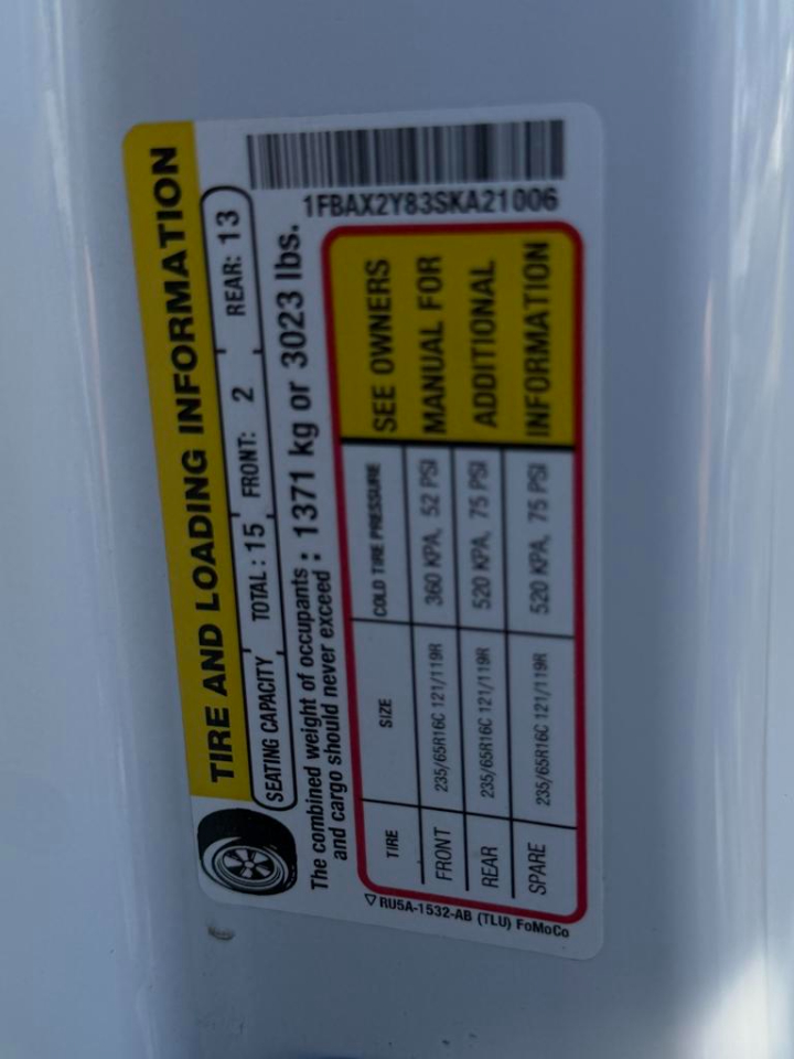 Ford Transit Passenger Wagon T-350 148" Low Roof XLT RWD 2025