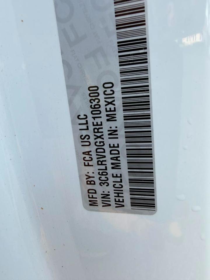 RAM ProMaster Cargo Van Tradesman 2500 High Roof 159" WB w/Pass Seat 2024