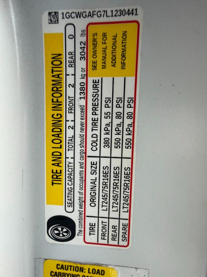 Chevrolet Express Cargo Van RWD 2500 135" 2024