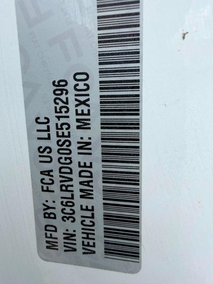 RAM ProMaster Cargo Van Tradesman 2500 High Roof 159" WB w/Pass Seat 2025