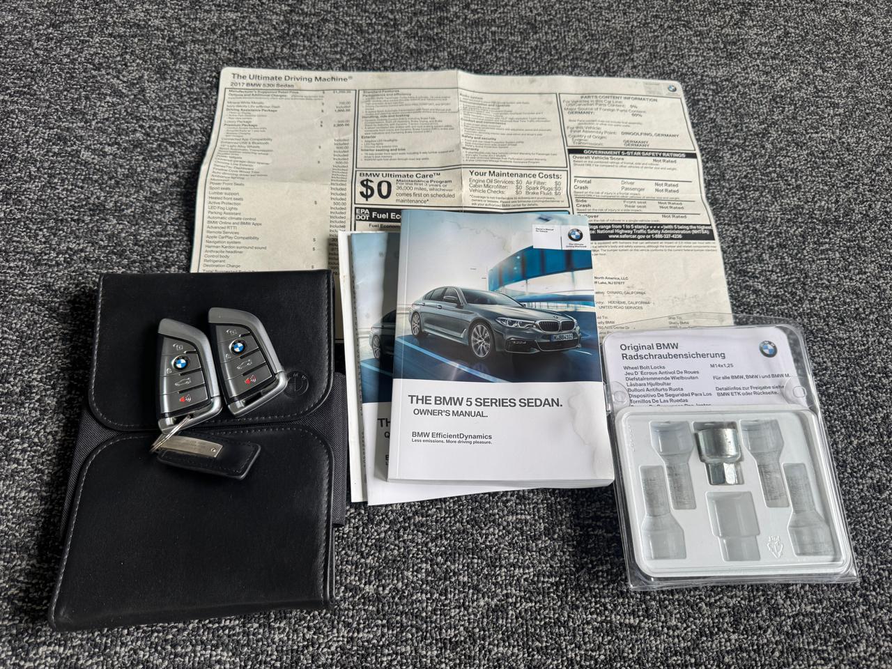 BMW 5 Series 530i Sedan 2017