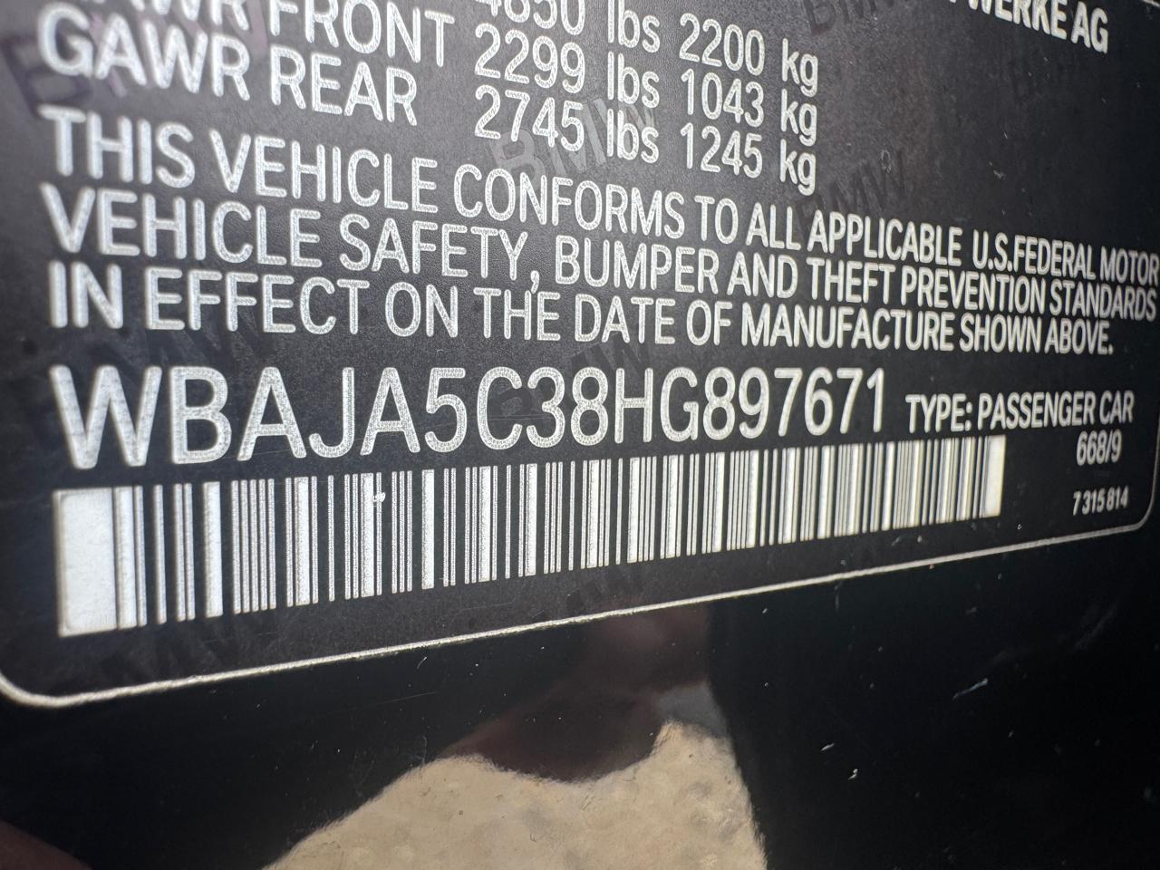 BMW 5 Series 530i Sedan 2017