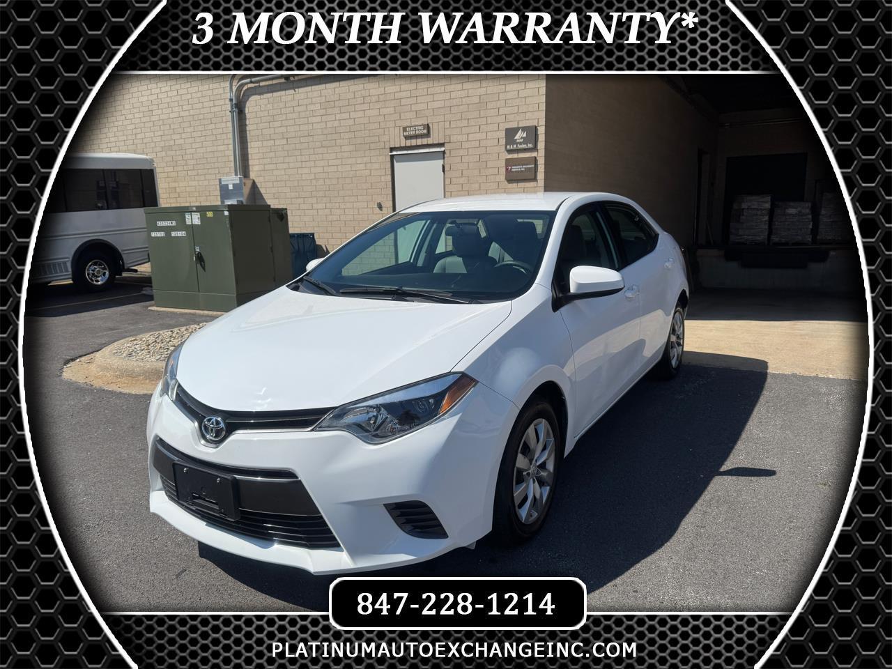 Toyota Corolla LE 2016