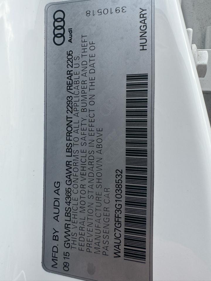 Audi A3  2016