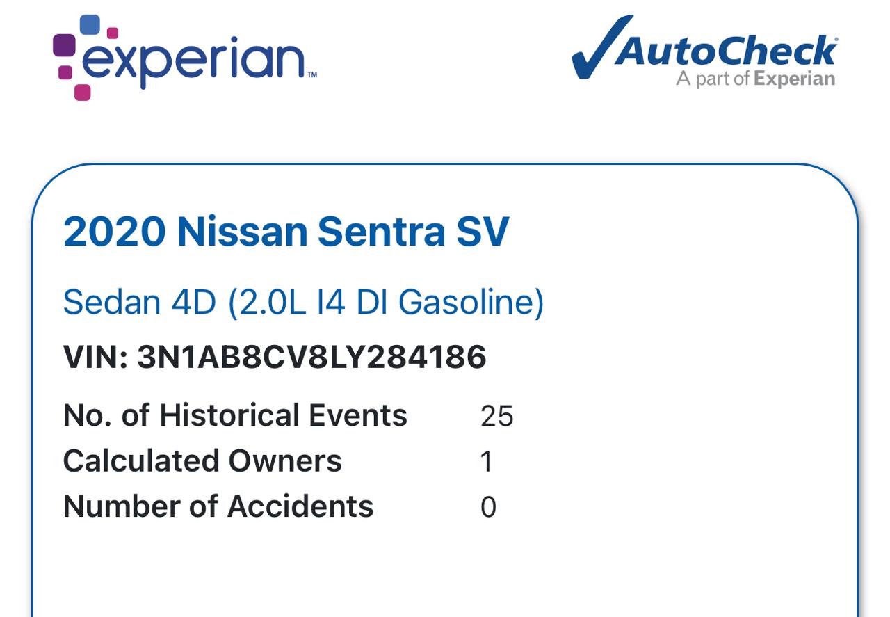 Nissan Sentra SV 2020