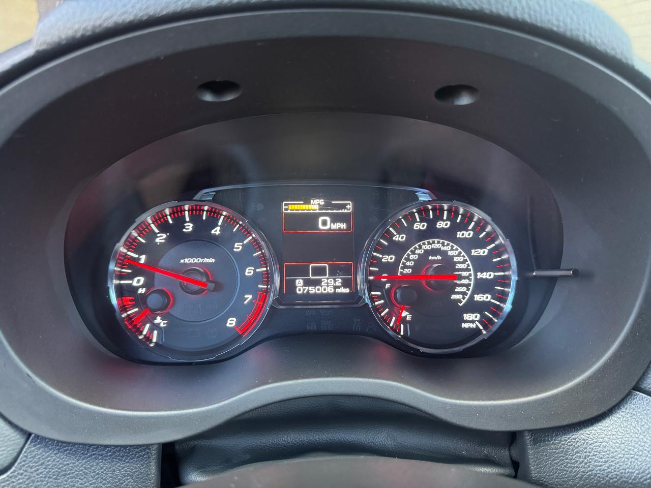 Subaru WRX Manual 2018