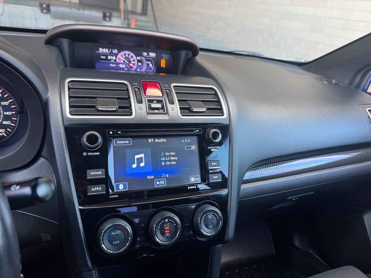 Subaru WRX Manual 2018