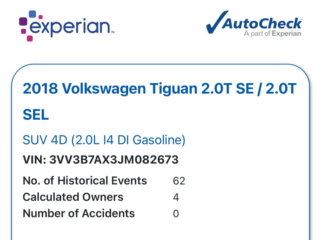 Volkswagen Tiguan  2018