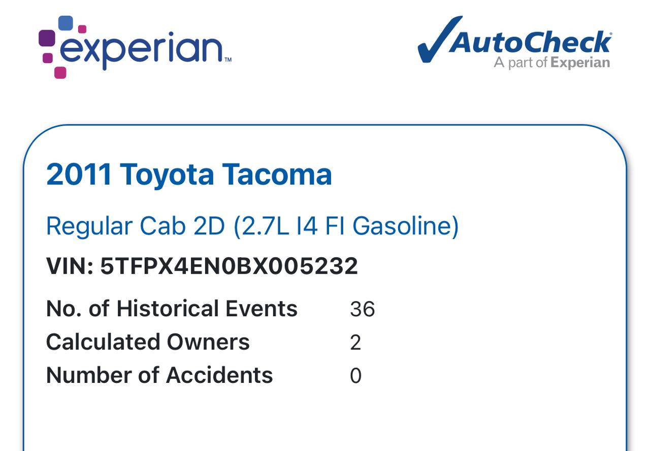Toyota Tacoma 4WD 2011